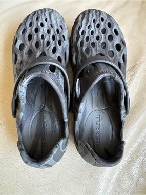 Merrell Hydro Moc Water Shoes Gray Clog Sandals - unisex Mens 7 /Womens 8.5